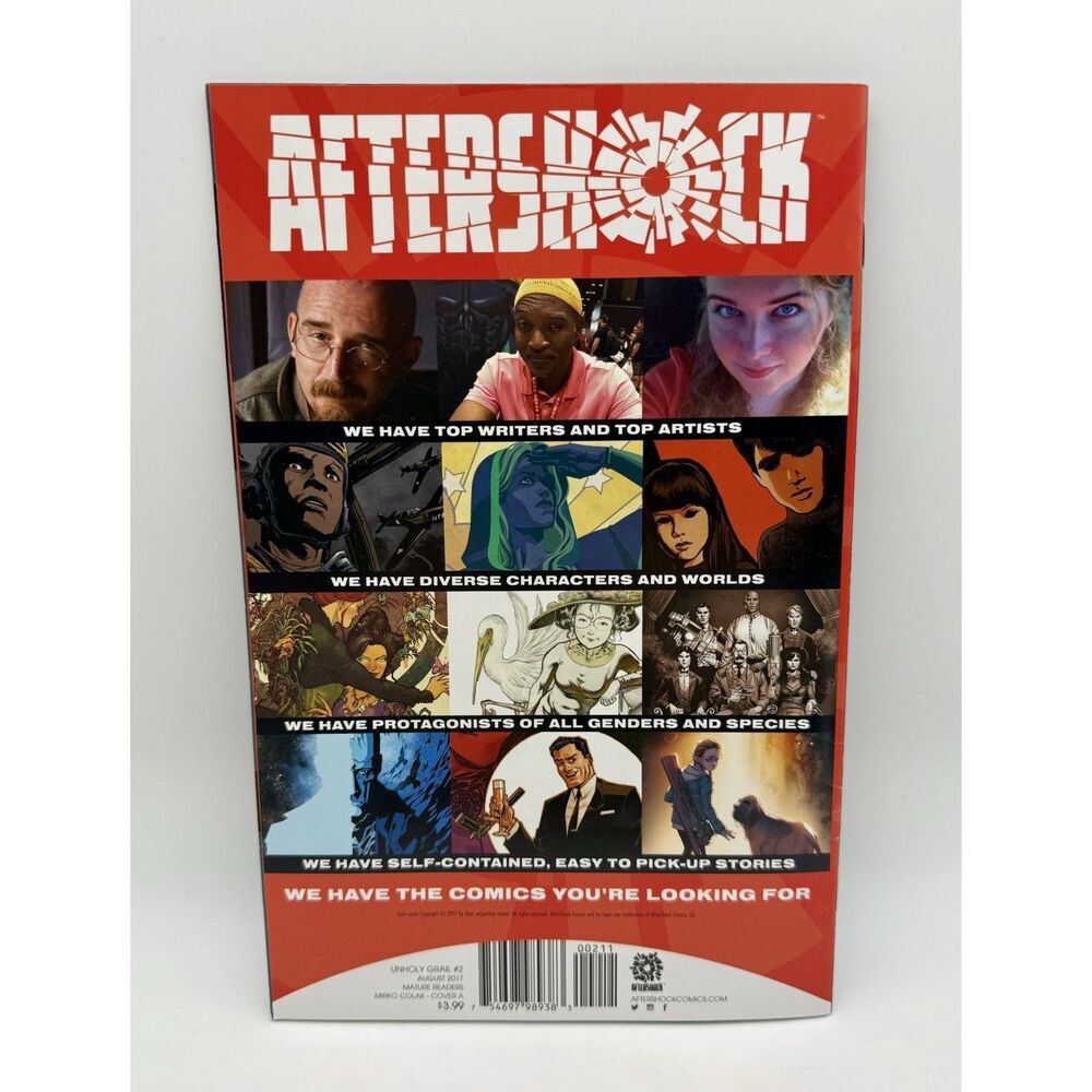 Unholy Grail #2 Cvr A Colak (Cvr A Colak) Aftershock Comics Comic Book - Picture 2 of 2